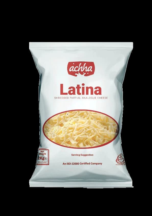 Achha Latina shredded cheese 2 kg pack
