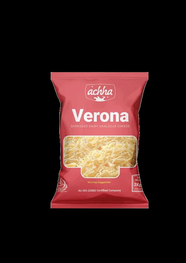 Achha Verona shredded cheese 2 kg pack